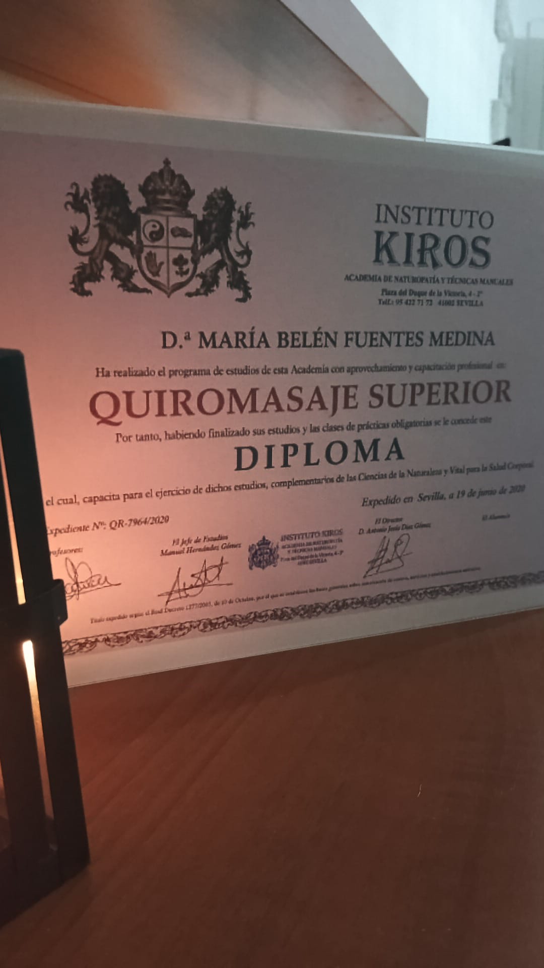 Belinda Masagge - Quiromasajista Diplomada